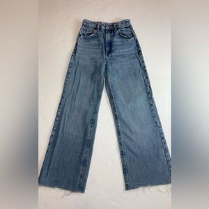 Zara Light Blue Flare Jeans